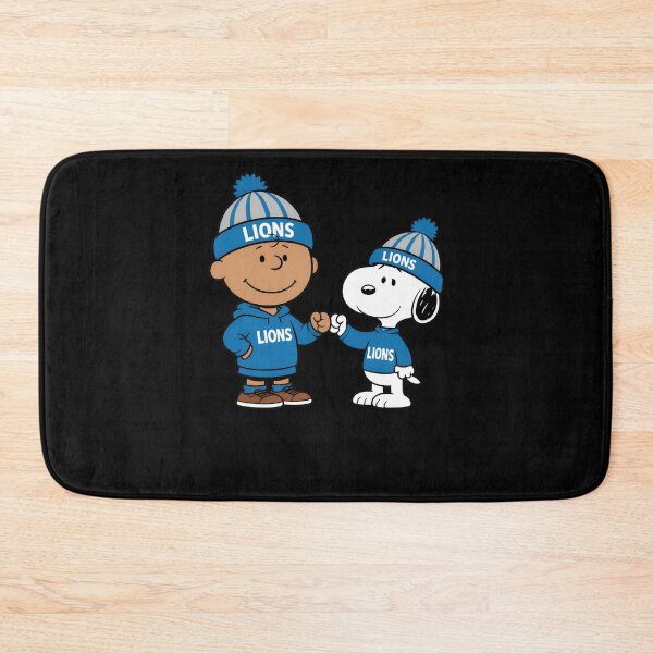 Item preview, Charlie Brown Snoopy Detroit Lions Fist Bump designed and sold by fizzstocmathepa.