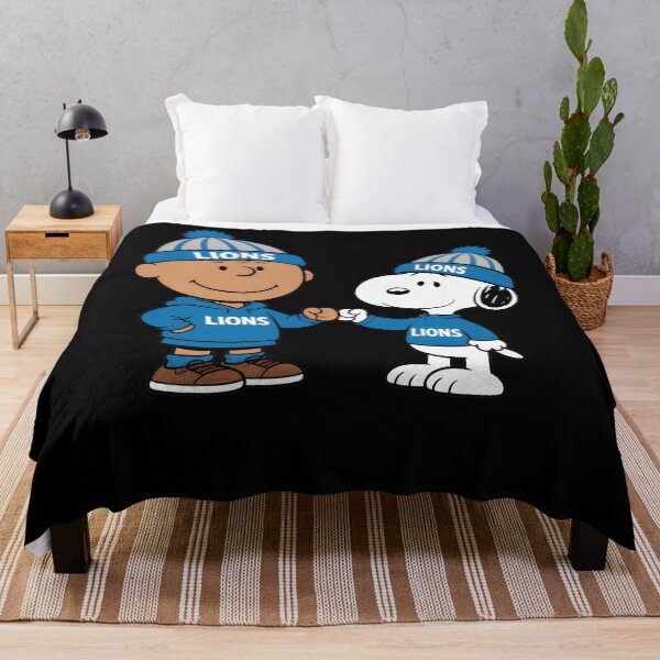 Item preview, Charlie Brown Snoopy Detroit Lions Fist Bump designed and sold by fizzstocmathepa.