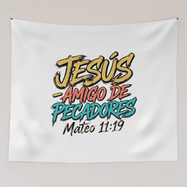 Item preview, JESÚS - Amigo de Pecadores | Mateo 11:19 | Amigo Fiel designed and sold by NombresDeJesus.