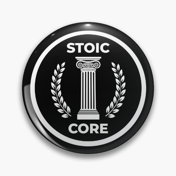 Item preview, Stoic Core Shield Emblem - Ionic Column and Laurel - White Version designed and sold by Stoic Core.