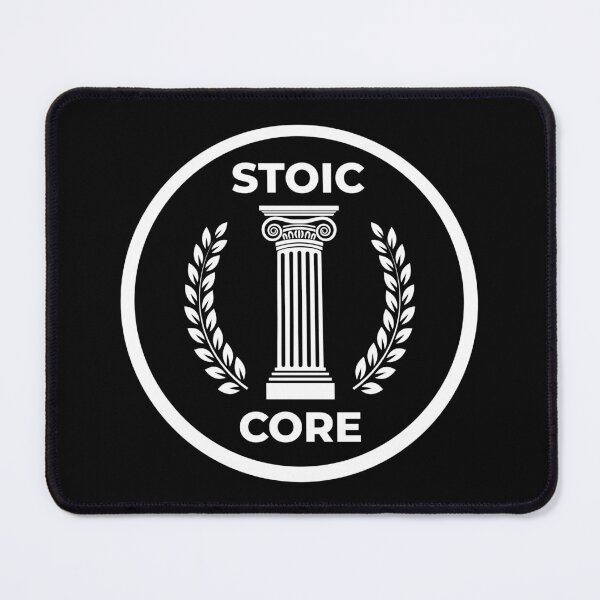 Item preview, Stoic Core Shield Emblem - Ionic Column and Laurel - White Version designed and sold by Stoic Core.