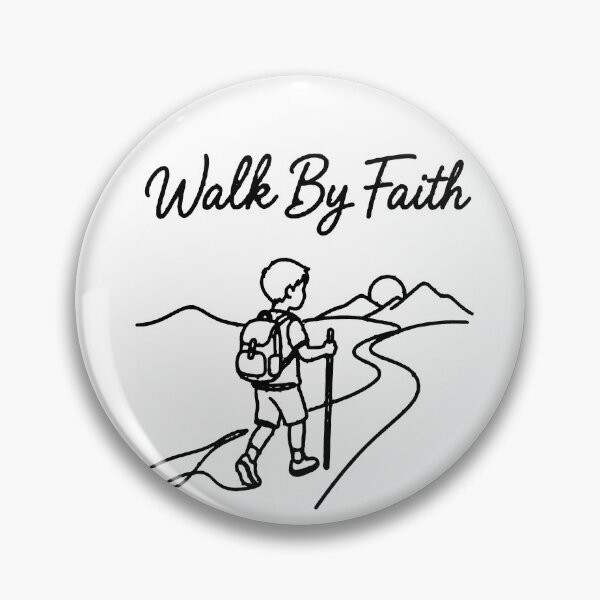 Item preview, Walk By Faith Minimalist Line Art designed and sold by lindalifepeace.