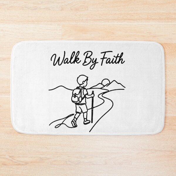 Item preview, Walk By Faith Minimalist Line Art designed and sold by lindalifepeace.