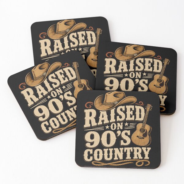 Item preview, Raised On 90's Country Western Cowboy designed and sold by gordonbwyashop.