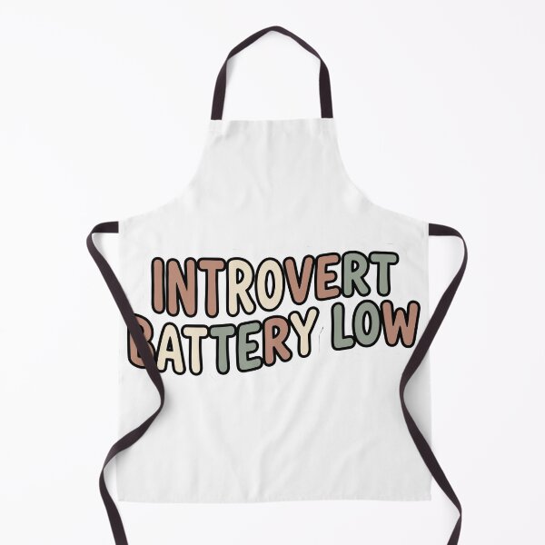 Item preview, Introvert Battery Low Hand-Lettered Sticker designed and sold by CozyCore101.