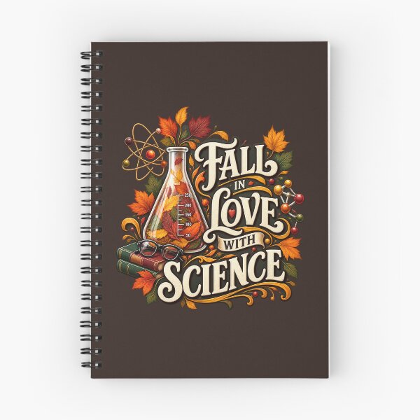 Item preview, Fall in Love With Science – Autumn STEM Teacher Design designed and sold by astersgraphics.