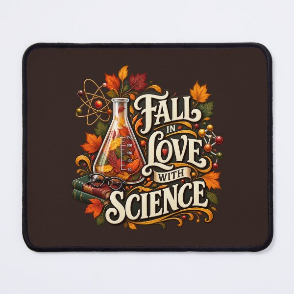 Item preview, Fall in Love With Science – Autumn STEM Teacher Design designed and sold by astersgraphics.
