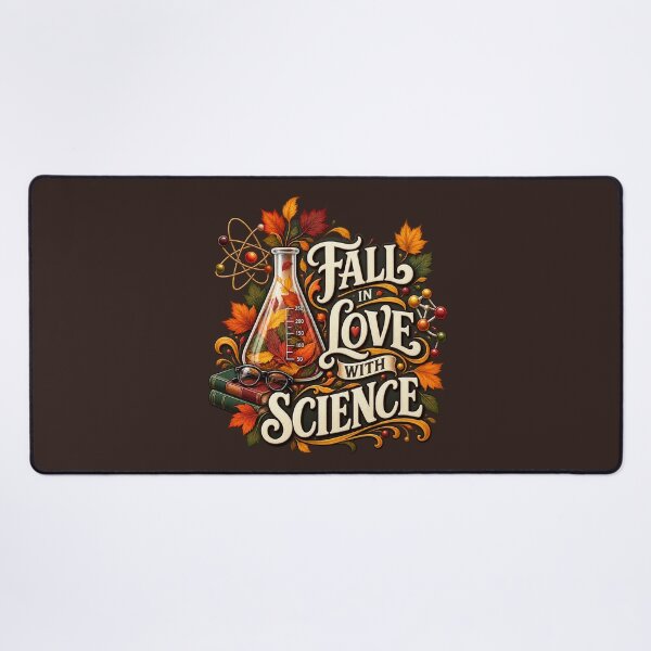 Item preview, Fall in Love With Science – Autumn STEM Teacher Design designed and sold by astersgraphics.