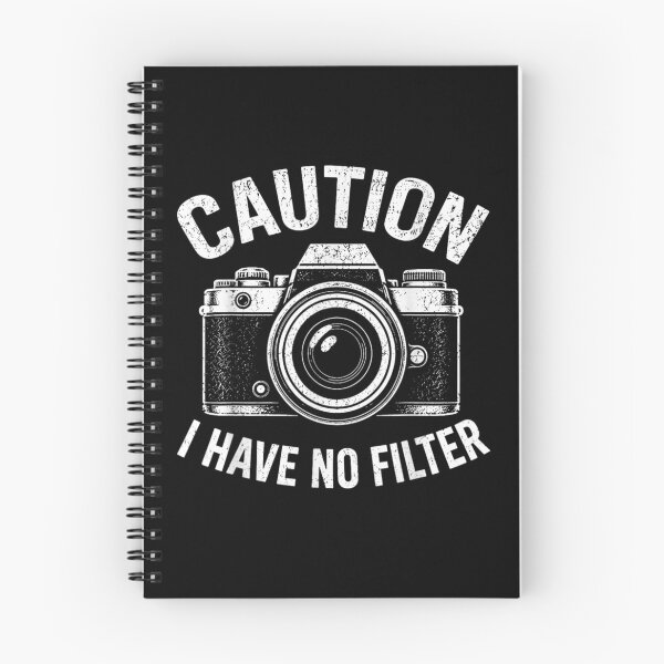 Item preview, Caution I Have No Filter Retro Vintage Camera Photography Lover Design designed and sold by YubitaLeLe.