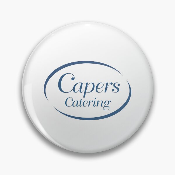 Item preview, Capers Catering Blue Oval Typography Logo designed and sold by febesl.