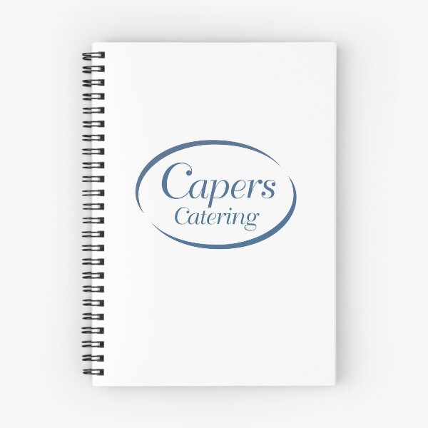 Item preview, Capers Catering Blue Oval Typography Logo designed and sold by febesl.