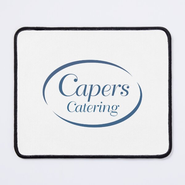 Item preview, Capers Catering Blue Oval Typography Logo designed and sold by febesl.