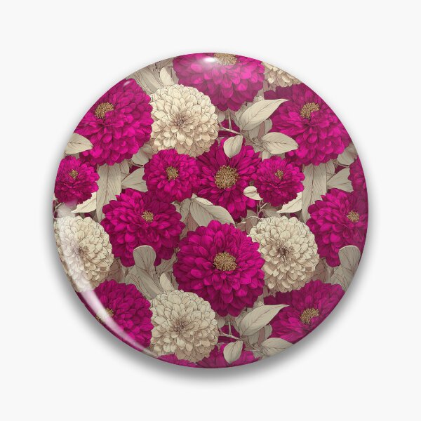 Item preview, Blooming Zinnia  - Birth Flower Pattern - Personal Gifts designed and sold by RoyalStarsPatts.