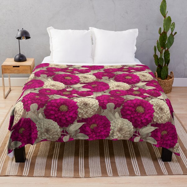 Item preview, Blooming Zinnia - Birth Flower Pattern - Personal Gifts designed and sold by RoyalStarsPatts.