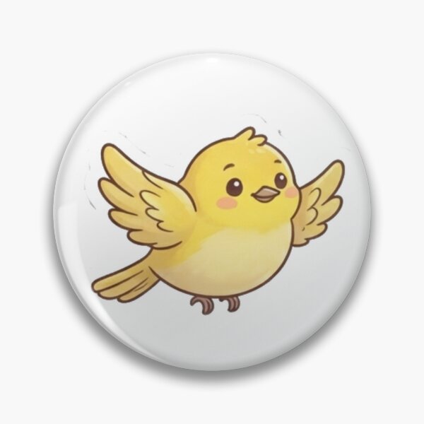 Item preview, Cute Yellow Birds Goldfinch Hummingbird Birdcage Pastel Aesthetic designed and sold by Rehnair.