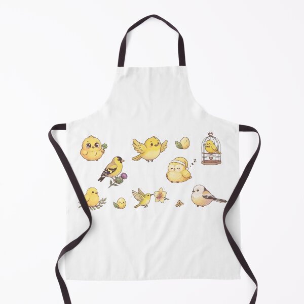 Item preview, Cute Yellow Birds Goldfinch Hummingbird Birdcage Pastel Aesthetic designed and sold by Rehnair.