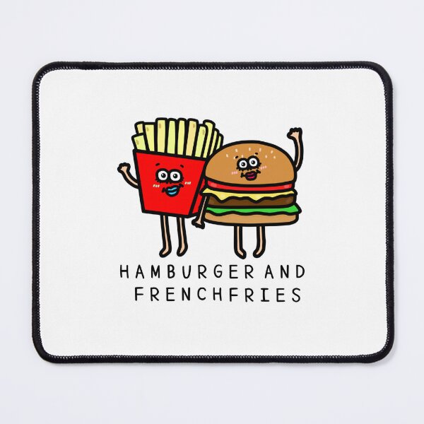 Item preview, Cute HAMBURGER AND FRENCHFRIES designed and sold by kanaehonkawa.
