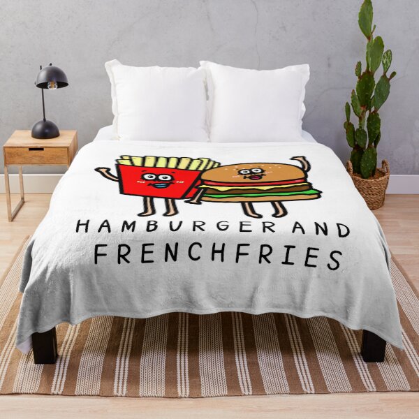 Item preview, Cute HAMBURGER AND FRENCHFRIES designed and sold by kanaehonkawa.
