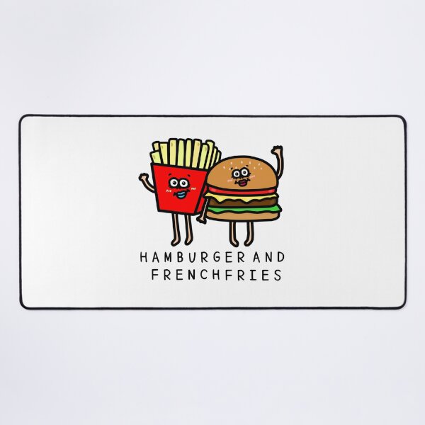 Item preview, Cute HAMBURGER AND FRENCHFRIES designed and sold by kanaehonkawa.