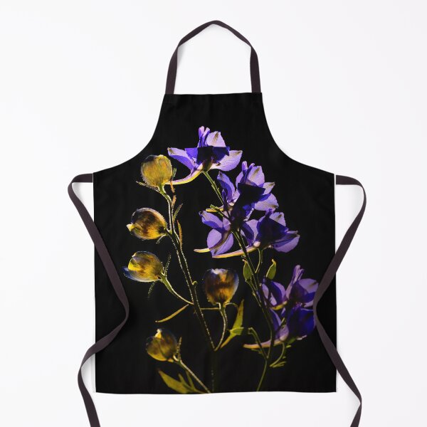 Item preview, Luminous Delphinium on Black designed and sold by Catrinann.