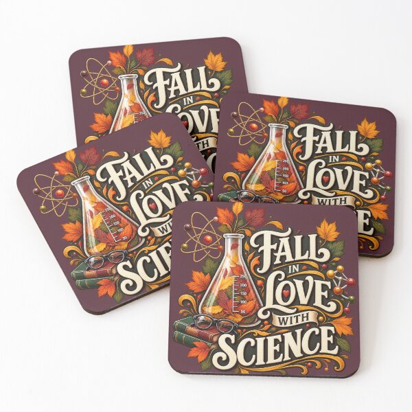 Item preview,  Fall in Love With Science – Autumn STEM Teacher Design designed and sold by astersgraphics.