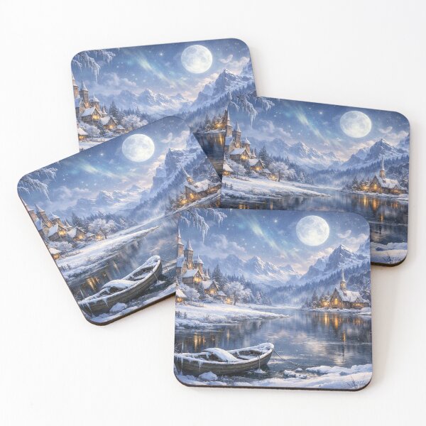 Item preview, Moonlit winter idyll designed and sold by Sigtrix.