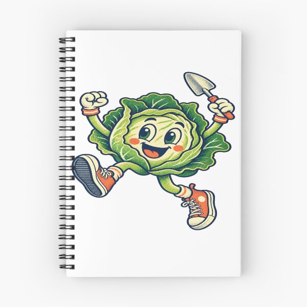 Item preview, Retro Cabbage Mascot - Garden Victory designed and sold by UrbanCanvvas.