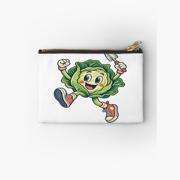Item preview, Retro Cabbage Mascot - Garden Victory designed and sold by UrbanCanvvas.