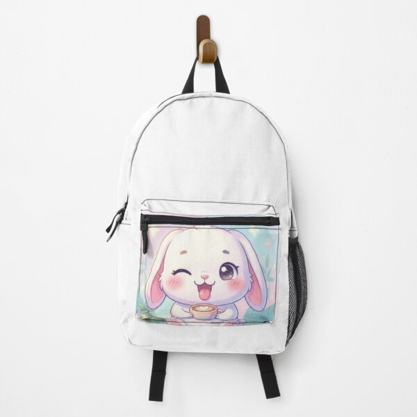 Item preview, Cute Kawaii Lop Bunny With Coffee Latte designed and sold by a575642903.