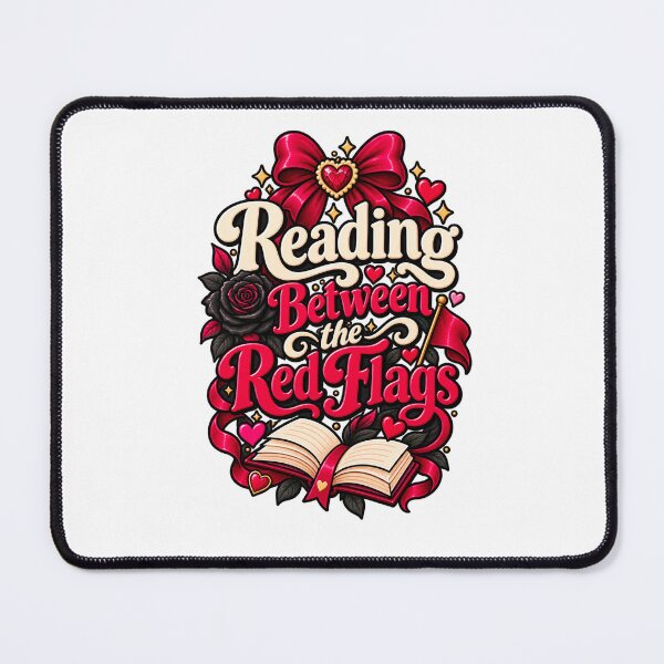Item preview, Reading between red flags - Romantasy, Booktok designed and sold by Chaotically Cutee.