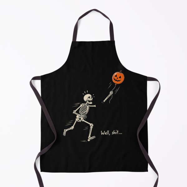 Item preview, Well Shit Skeleton Losing Jack O Lantern Halloween Pumpkin Flying Balloon designed and sold by YubitaLeLe.