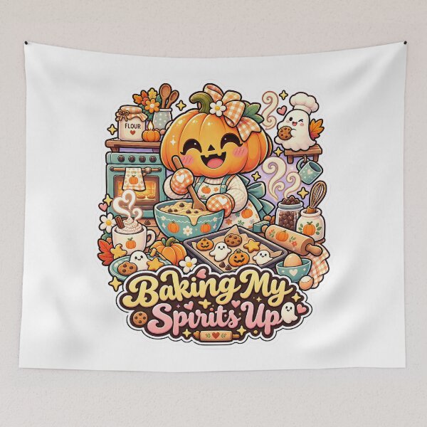 Item preview, Baking Pumpkin Head designed and sold by Thai Vibe Studio.