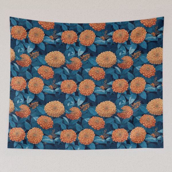 Item preview, Radiant Zinnia Flower - Flower Bouquet Pattern - Retirement Gifts designed and sold by RoyalStarsPatts.