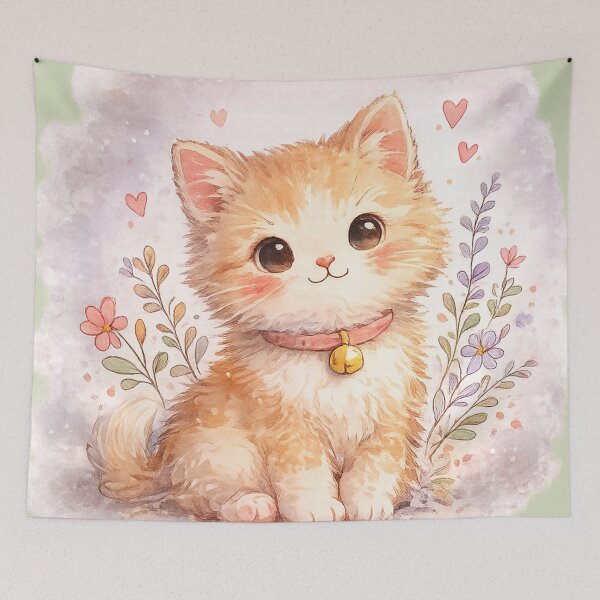 Item preview, Dreamy cat. designed and sold by Judy Santhosh.