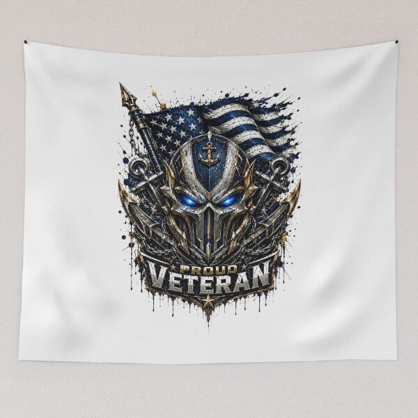 Item preview, Anchorborn Valor: Proud Veteran Legacy designed and sold by BlissBlvdShop.