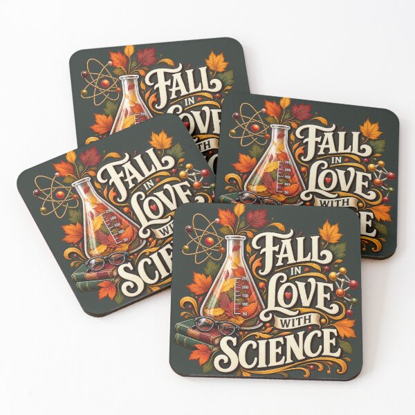 Item preview,  Fall in Love With Science – Autumn STEM Teacher Design designed and sold by astersgraphics.