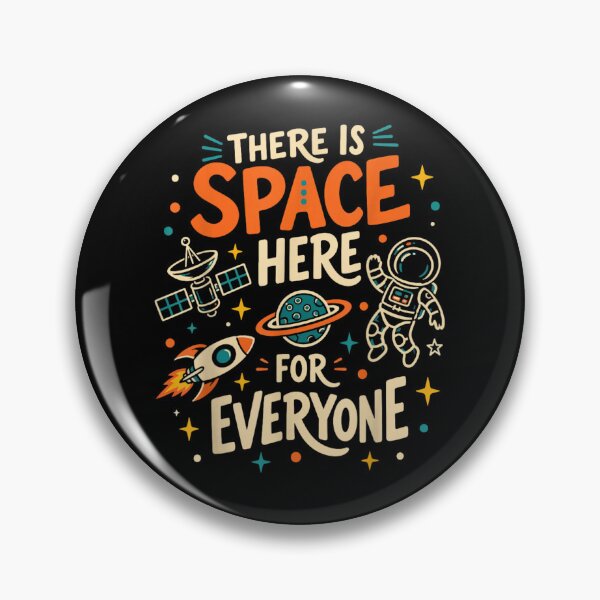 Item preview, There Is Space Here For Everyone Cute Space Astronaut Inclusivity Graphic designed and sold by LittleNhutton.