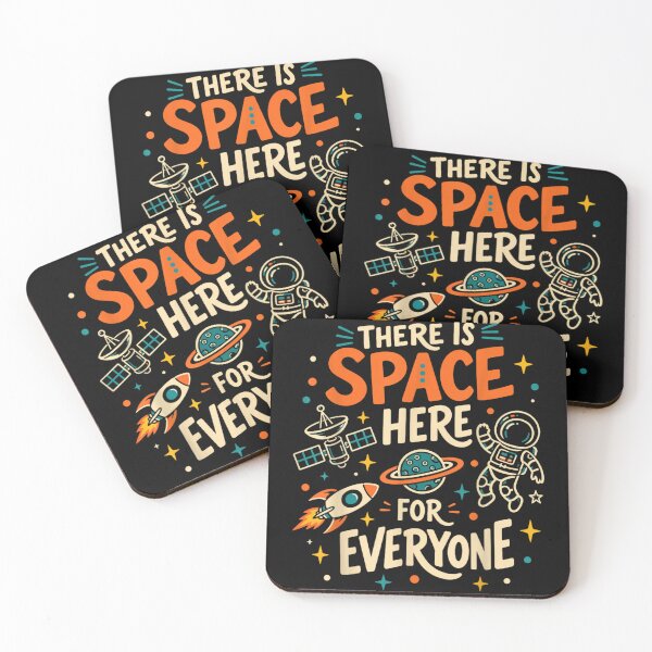 Item preview, There Is Space Here For Everyone Cute Space Astronaut Inclusivity Graphic designed and sold by LittleNhutton.