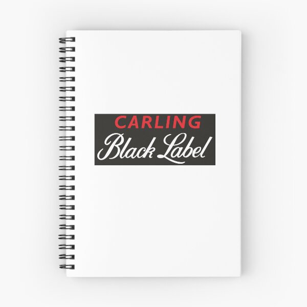 Item preview, Carling Black Label Red White Typography Logo designed and sold by febesl.