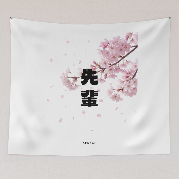 Item preview, Senpai | Sakura Cherry Blossom | Japanese Design designed and sold by JapanMemoir.