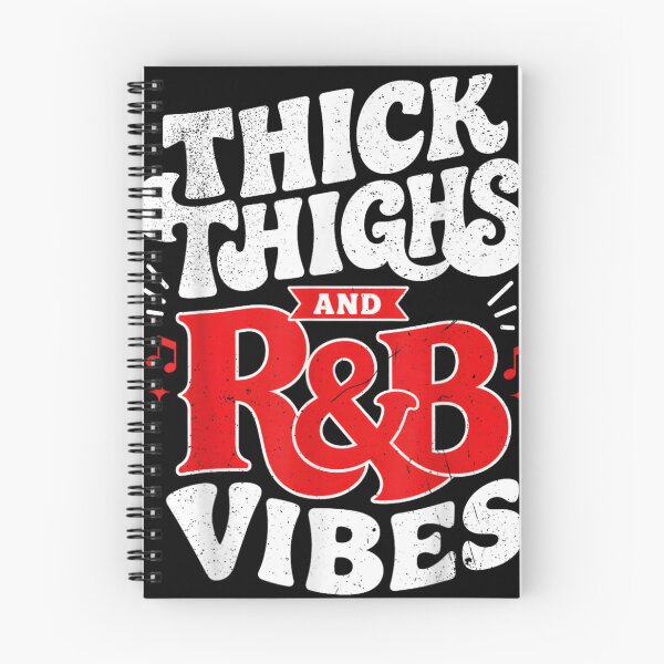 Item preview, Thick Thighs And RB Vibes Retro Vintage Music Lover Graphic Tee designed and sold by LittleNhutton.