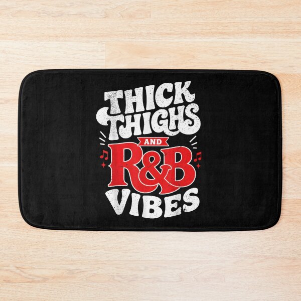 Item preview, Thick Thighs And RB Vibes Retro Vintage Music Lover Graphic Tee designed and sold by LittleNhutton.