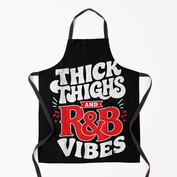 Item preview, Thick Thighs And RB Vibes Retro Vintage Music Lover Graphic Tee designed and sold by LittleNhutton.