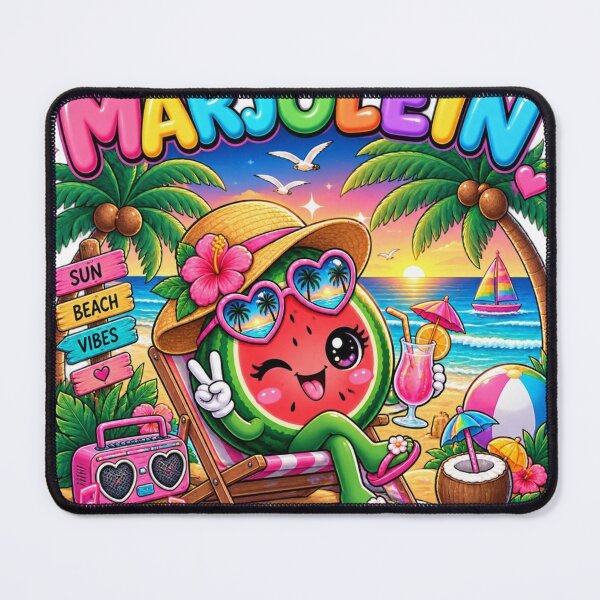 Item preview, Tropical Watermelon Beach Vibes – Cute Kawaii Summer designed and sold by NeonSketch Lab.