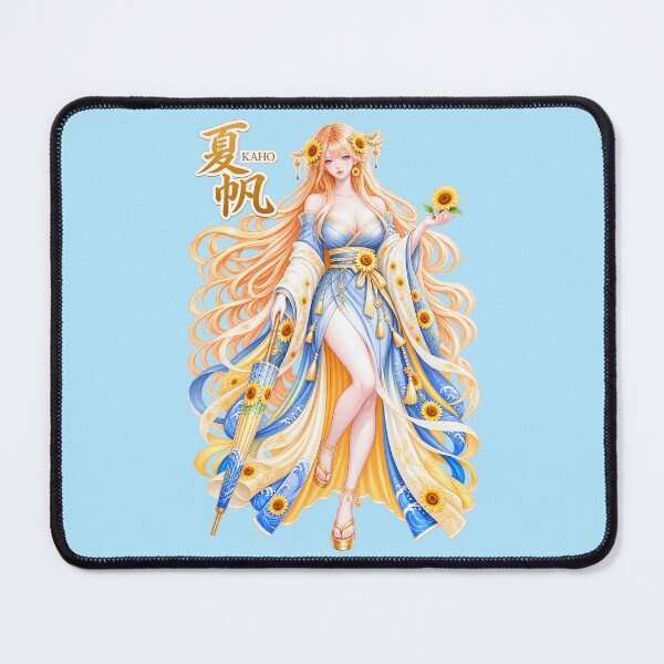 Item preview, Vibrant Summer Sunflower Anime Girl - Kaho designed and sold by Kurekou Lab.