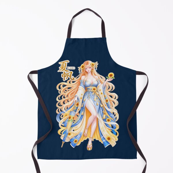 Item preview, Vibrant Summer Sunflower Anime Girl - Kaho designed and sold by Kurekou Lab.
