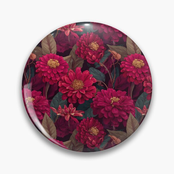Item preview, Exotic Zinnia Print  - Birthday Flower Pattern - Retirement Gifts For Men designed and sold by RoyalStarsPatts.