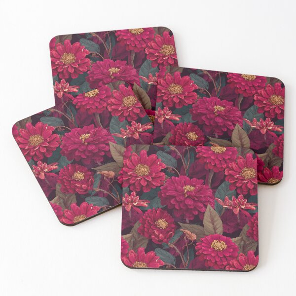 Item preview, Exotic Zinnia Print  - Birthday Flower Pattern - Retirement Gifts For Men designed and sold by RoyalStarsPatts.
