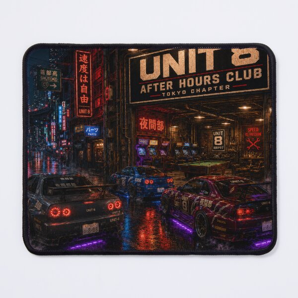 Item preview, Unit 8 Tokyo Night Run Acrylic Block Desk Decor designed and sold by AfterDarkVisuals.