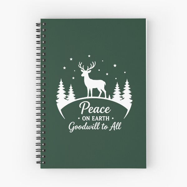 Item preview, Peace on Earth Goodwill to All – Festive Holiday Art designed and sold by Tklezardesigns.